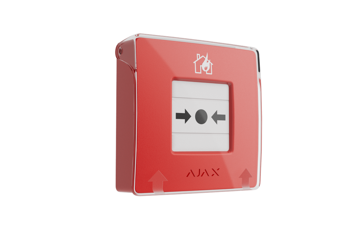 AJAX DRUCKKNOPFMELDER - FARBE ROT