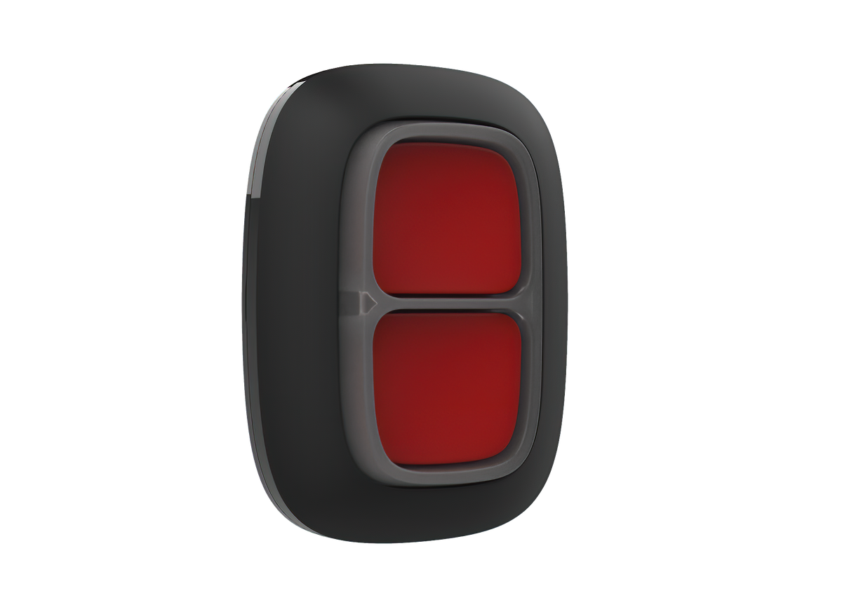 AJAX PANIK BUTTON (2-TASTEN) - FARBE SCHWARZ